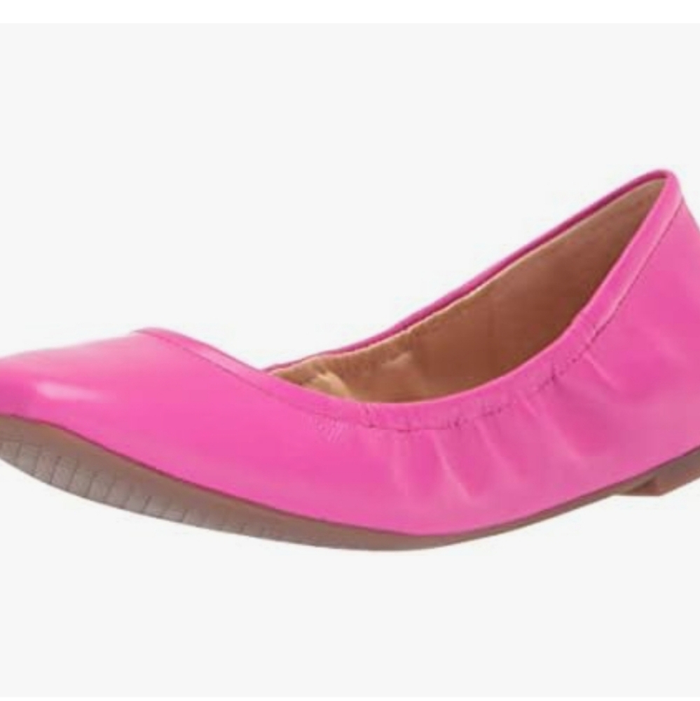 Jessica Simpson Pink Calypso Italian Leathet Flats